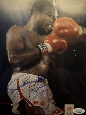 Larry Holmes signed autographed boxing 8x10 size Rare Vintage photo COA.