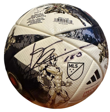 Messi Signed autographed Soccer ball, Rare Marvel collaborate with ADIDAS, full JSA Letter