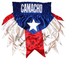 Hector "Macho" Camacho Autographed Signed Puerto Rico Boxing Trunks ASI Proof