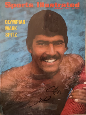 Mark Spitz Signed 1972 Olympics Sports Illustrated Magazine Auto COA