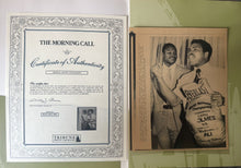 Muhammad Ali signed Rare Autographed Boxing Folder cover with extra rare items COA