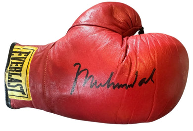 Muhammad Ali Autographed Signed Rare Vintage Boxing Glove signed in blk. COA