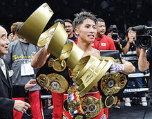 Naoya Inoue autographed signed Black Everlast "The Monster" Boxing Glove