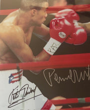 Tito Trinidad vs Pernell whitaker 16x20 authentic DUAL signed autographed Boxing photo, JSA Certified