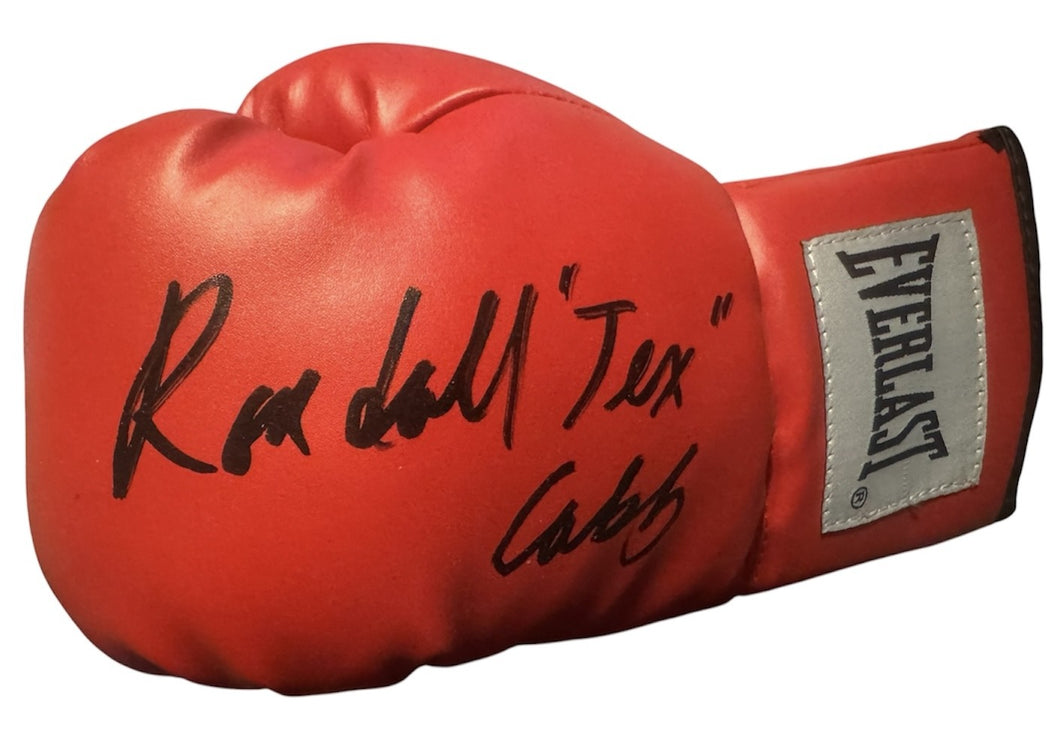 Randall Craig Tex Cobb autographed signed authentic Rare Boxing Glove.
