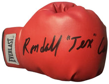 Randall Craig Tex Cobb autographed signed authentic Rare Boxing Glove.