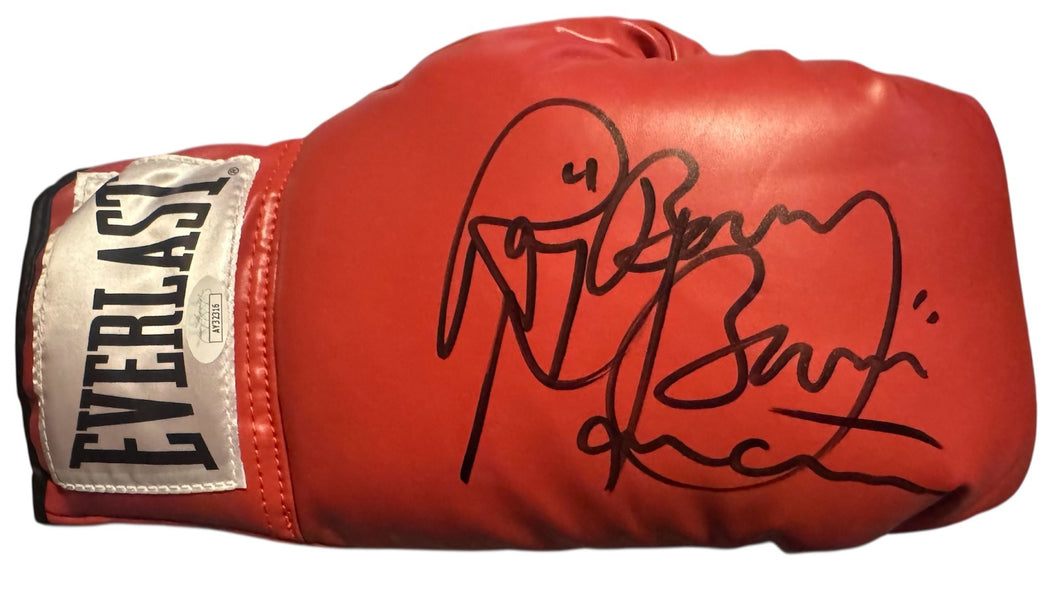Ray Mancini signed autographed Boom Boom inscribed everlast Boxing Glove COA.