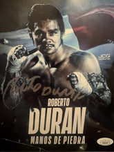 Roberto Duran signed autographed 8x10 Rare Hands of Stone boxing photo COA