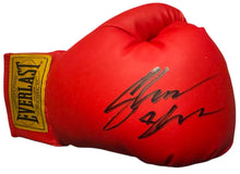 Shakur Stevenson Autographed Signed Red Boxing Glove signed in blk. COA