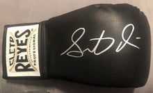 Gervonta "TANK" Davis autographed all BLK Reyes Rare autographed boxing glove