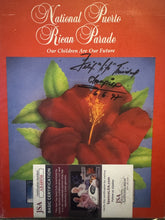 Félix Trinidad Autographed Signed rare Puerto Rico parade program COA