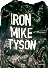 Mike Tyson Autographed Custom Made signed Black Boxing Robe.