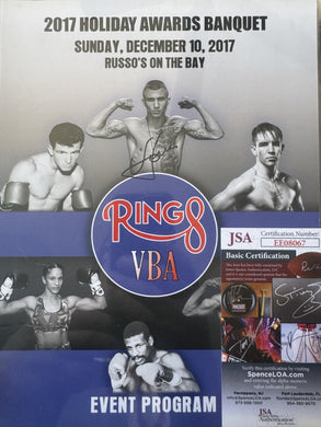 Vasyl Lomachenko signed Autographed Boxing Rare Program/Magazine. COA