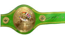 Sugar Ray Leonard Autographed Vintage ADIDAS WBC Championship full size Boxing Belt