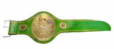 Sugar Ray Leonard Autographed Vintage ADIDAS WBC Championship full size Boxing Belt