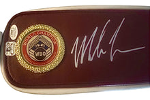 Mike Tyson signed autographed WBO Full size Championship Belt with COA.