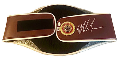 Mike Tyson signed autographed WBO Full size Championship Belt with COA.