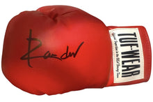 Xander Zayas Authentic Signed autographed Red Tuf-Wear Boxing Glove