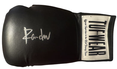 Xander Zayas Authentic Signed autographed Black Tuf-Wear Boxing Glove