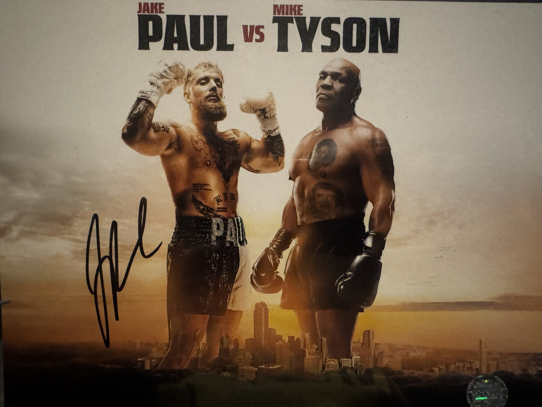 Jake Paul signed autographed 8x10 Rare boxing photo COA