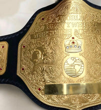 The World Heavyweight Championship wrestling belt