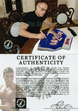 Jean-Claude Van Damme Autographed rare signed Karate Trunks ASI cert