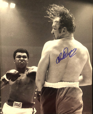 Chuck Wepner vs Muhammad Ali Autographed signed 8x10 boxing photo