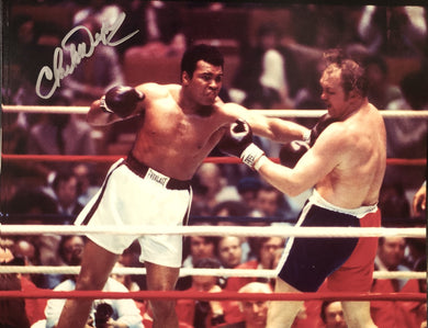 Chuck Wepner vs Muhammad Ali Autographed signed 8x10 boxing photo