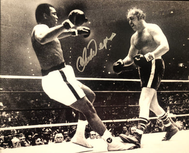 Chuck Wepner vs Muhammad Ali Autographed signed 8x10 boxing photo