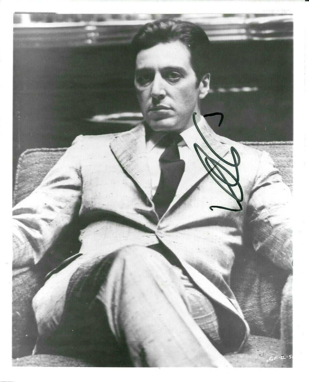AL PACINO SCARFACE HAND SIGNED AUTOGRAPHED 8X10 GLOSSY PHOTO WITH COA