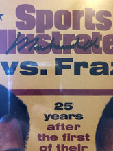 Muhammad Ali signed vintage SI Autographed Ali vs Frazier Boxing Magazine