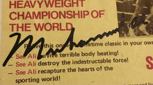 Muhammad Ali Autographed Super Rare 8mm Film Album Cover hand signed