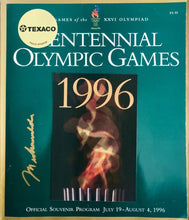 Muhammad Ali signed vintage Autographed Olympic program Magazine
