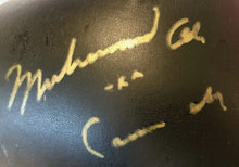Muhammad Ali aka Cassius Clay Gold signature Autographed Blk Everlast Boxing Glove