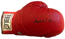 Muhammad Ali Autographed Signed Red Everlast Vintage Boxing Glove Certified