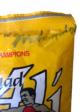 Muhammad Ali Ultra Rare Autographed Signed Bag of Vintage Bag of Ali Popcorn.