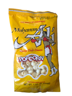 Muhammad Ali Ultra Rare Autographed Signed Bag of Vintage Bag of Ali Popcorn.