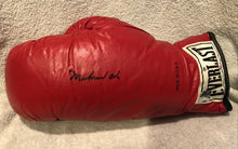 Muhammad Ali Signed Autographed signed Vintage Everlast Gloves SSG COA