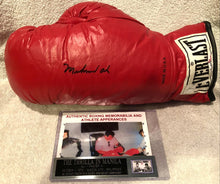 Muhammad Ali Signed Autographed signed Vintage Everlast Gloves SSG COA