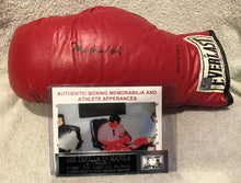 Muhammad Ali Signed Autographed signed Vintage Everlast Gloves SSG COA
