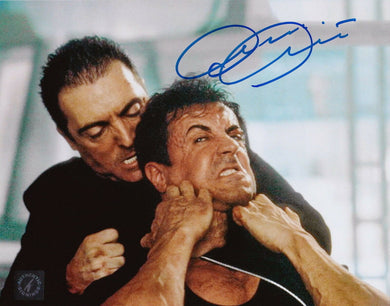 Armand Assante Autographed DREDD 8x10 Photo w/ Sylvester Stallone ASI Proof