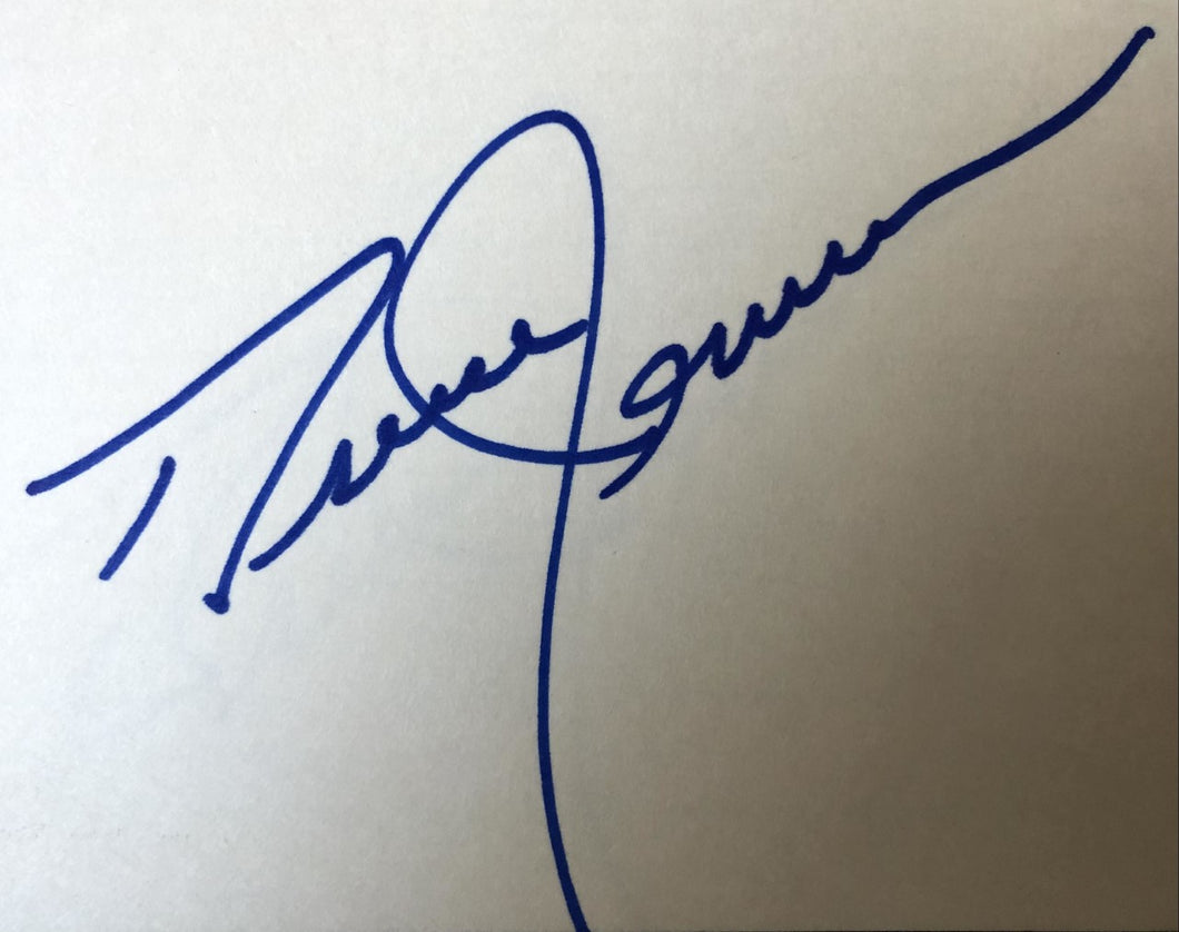 Bruce Jenner Signed 3x5 Index Card Signature Autograph Caitlyn Jenner.