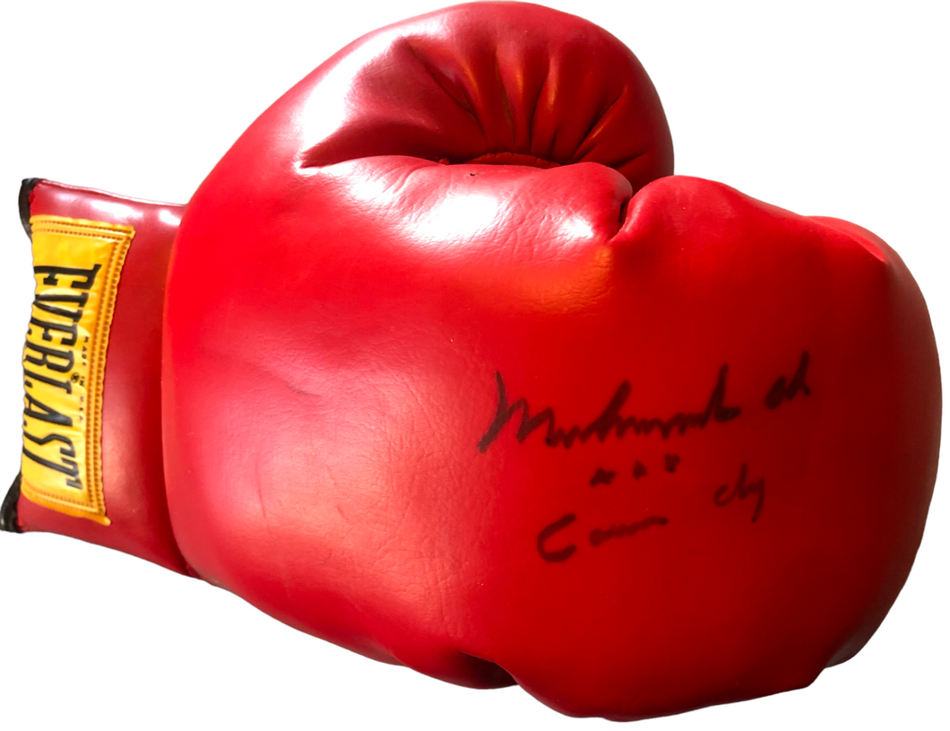 Muhammad Ali aka Cassius Clay Autograph Signed Boxing Glove Certified