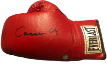 Cassius Clay autographed signed large in bold black marker dual certified Boxing Glove.