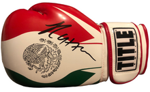 Chavez Sr. Custom made Autographed signed Mexican Boxing Glove RARE.