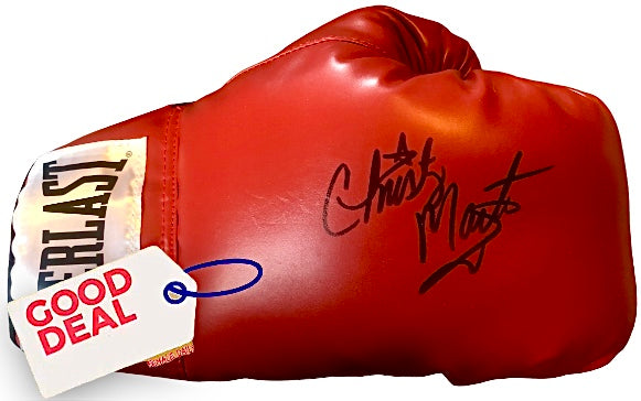 Christy Martin Autographed Signed Everlast Boxing Glove photo proof signed in person.