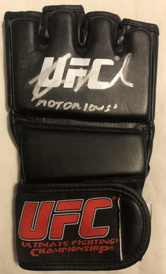 Conor McGregor Autographed signed in Silver Black UFC MMA Glove Certified.