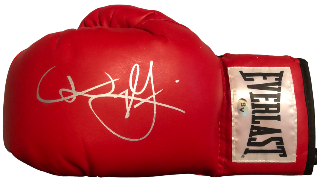 Danny Garcia Rare Signed Autographed Everlast Boxing Glove in Silver COA