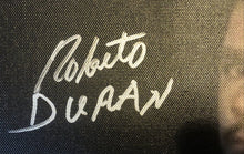 Roberto Duran & Vinny Paz Rare Autographed Hand signed Boxing Framed Canvas Photo Certified.