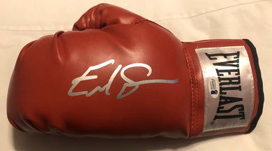 Errol Spence Jr. Silver Autographed signed Red boxing Glove Certified.